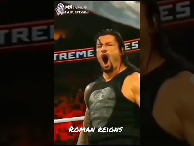 Roman reigns spear and superman punch moments