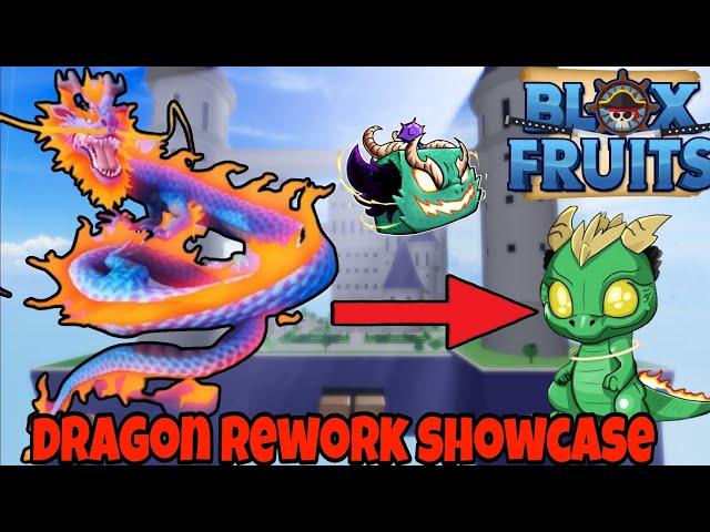 FULL Reworked Dragon Fruit Showcase...(Blox Fruits)