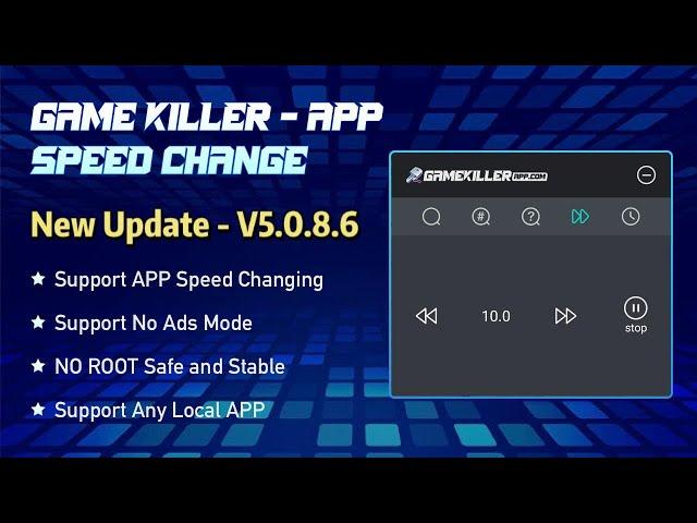 Game Killer Speed Hack Tool 2023 New Update 5.0.8.6 is Here! | Update Feature | NO ROOT | Mod Tool