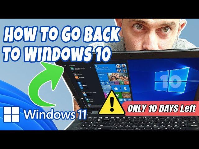 How to Go Back to Windows 10 from Windows 11 (Before & After 10 Days)