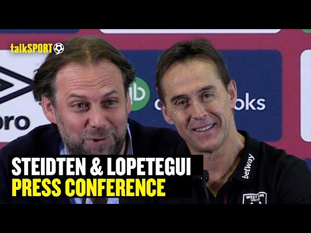 West Ham boss Jules Lopetegui & Technical Director TIm Steidten SPEAK to the MEDIA ️️