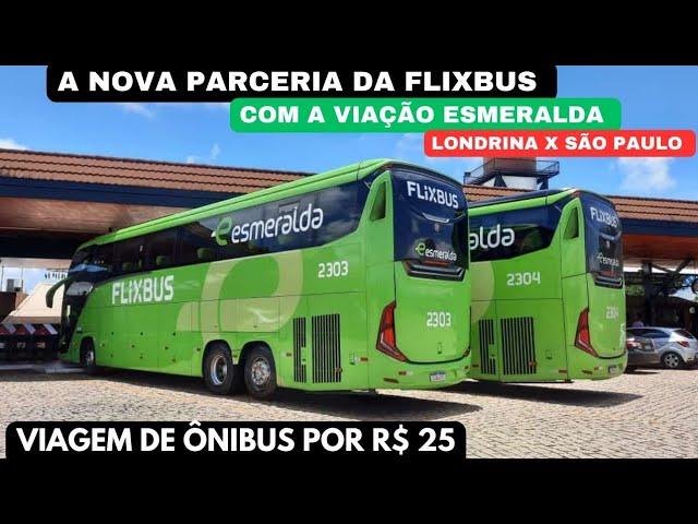 A PARCERIA QUE DEU CERTO? Viajando de LONDRINA para SÃO PAULO com a FLIXBUS/ ESMERALDA no G8 LD