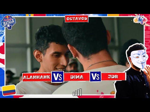 DIMA SOBREPASA CON SU FLOW| REACCION A ALANHANK VS DIMA VS JDR - RED BULL X CUATRO BARRAS