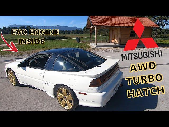 1991 Mitsubishi Eclipse GSX 4x4 2.0 16v Turbo | Quick Review & POV Drive With Pure Sound