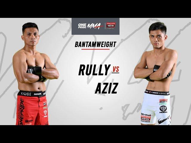 COMEBACK! RULLY KARAME VS AZIZ CALIM | FULL FIGHT ONE PRIDE MMA 78 KING SIZE NEW #3 JAKARTA