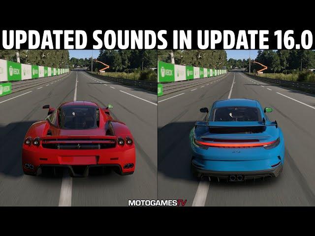 Forza Motorsport (2023) - Updated Cars Sounds in Update 16.0 (Ferrari & Porsche)