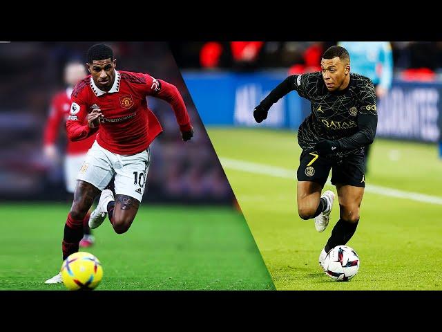 Marcus Rashford vs Kylian Mbappé - Who Is Better? - Crazy Speed, Skills & Goals - 2023 - HD