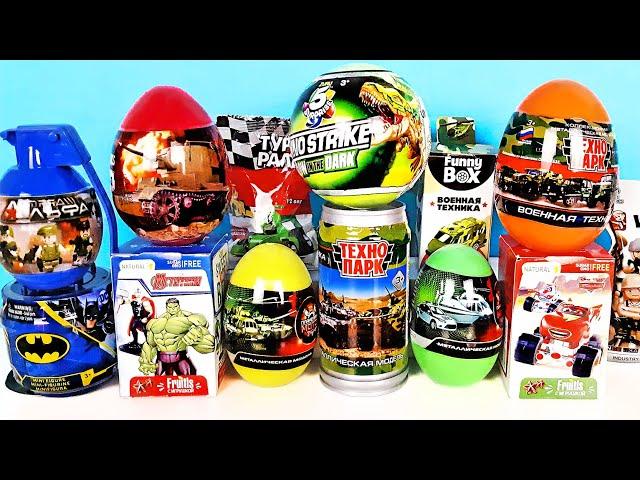 9 МАЯ СЮРПРИЗ MIX! Военная техника, ТАНКИ, Машинки, Супергерои Marvel, DC Unboxing Kinder Surprise