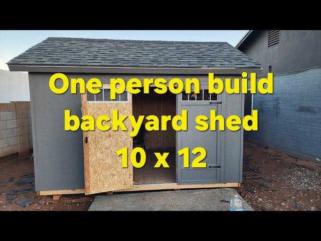 Full Shed Build Hyperlapse