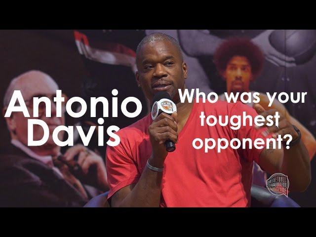 Who was the toughest guy for Antonio Davis to guard?