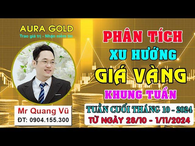 PHÂN TÍCH XU HƯỚNG GIÁ VÀNG TUẦN TỪ NGÀY 28/10 - 1/11/2024 #nhandinhxuhuongvang, #dubaogiavang