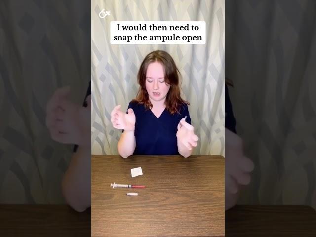 Opening an Ampule: Clinical Skills SHORT | @LevelUpRN