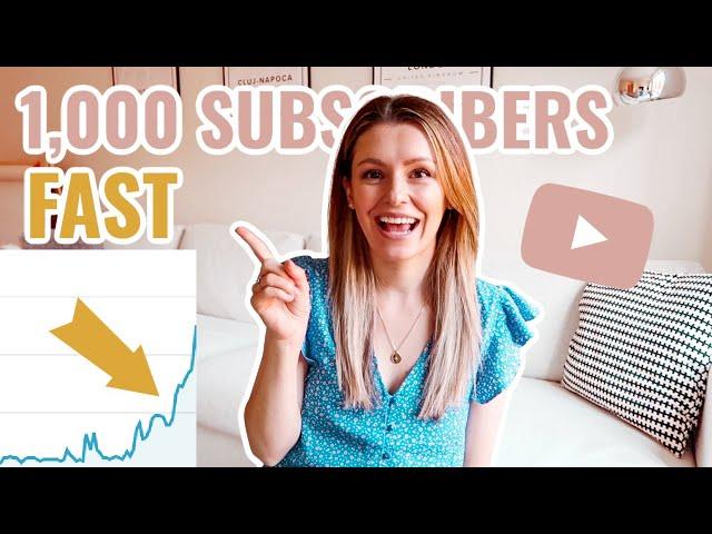 How to Get Your First 1,000 Subscribers on YouTube FAST  How to Grow Your YouTube Channel from ZERO