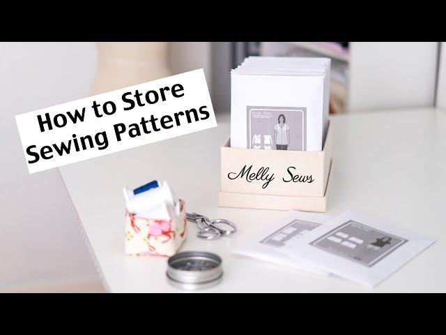 How to Store Sewing Patterns - Digital PDF Sewing Pattern Storage