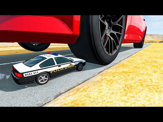 Satisfying cars vs Huge wheel crashes - SN2 #648 | BeamNG drive Live