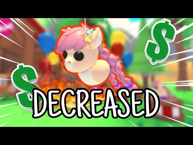 WHY HAS THE MAJESTIC PONY DECREASED ITS VALUE IN ADOPT ME? 