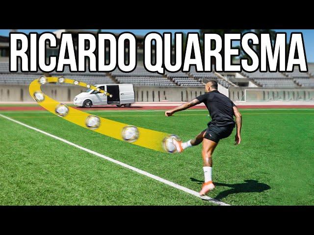 Can Ricardo Quaresma trivela the ball into a moving car?