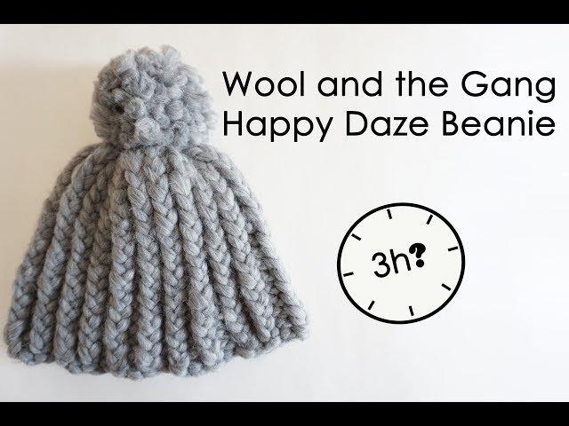 Happy Daze Beanie Review | Wool and the Gang | Knitting House Sqaure