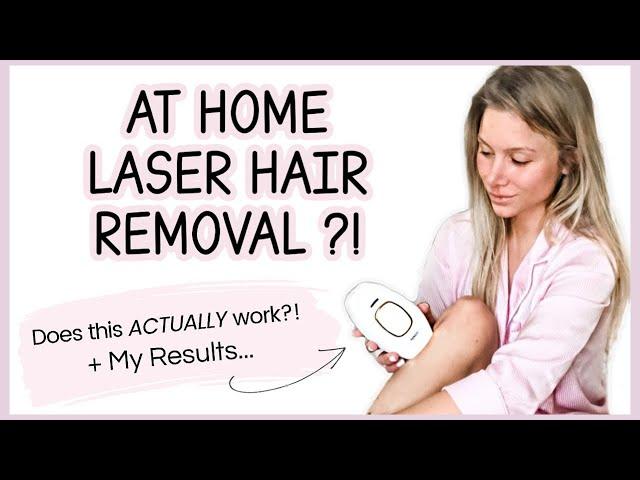 I TRIED AT HOME LASER HAIR REMOVAL | Taylor Bee