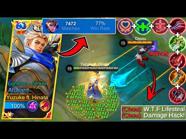 WTF CRITICAL + LIFESTEAL!!! | New Alucard Best Build & Emblem for Auto Win | Top Global Alu Tutorial