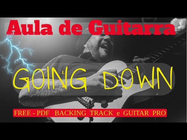 Aula de Guitarra -  Going Down