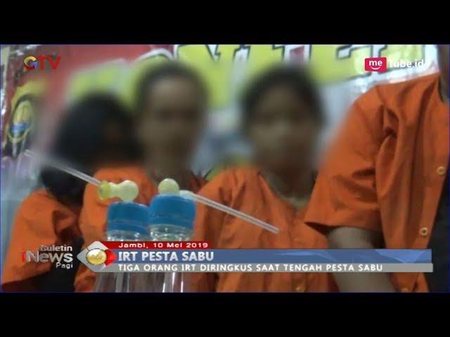 Asyik Pesta Narkoba, 3 IRT di Jambi Dibekuk Polisi - BIP 11/05