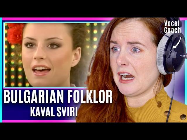 Dissonance That Scratches Your Brain | Bulgarian Folklor- Kaval Sviri  | Vocal Coach Reacts Analysis