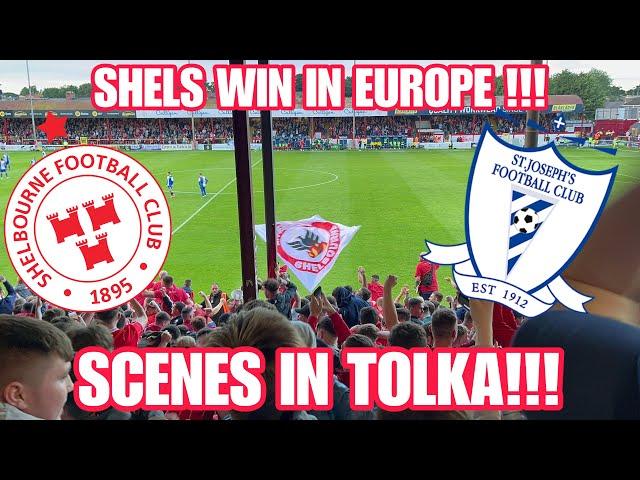 TOP ATMOSPHERE IN TOLKA !!! | Shelbourne 2-1 St Joseph’s | Matchday Vlog