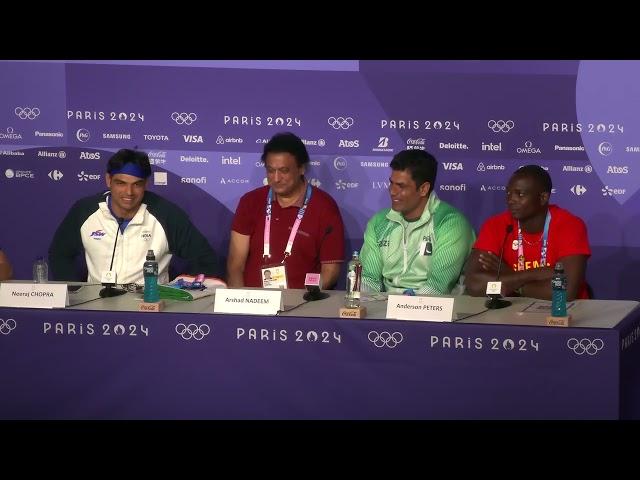 PAKISTAN'S ARSHAD NADEEM SETS OLYMPIC JAVELIN RECORD, INDIA'S NEERAJ CHOPRA WINS SILVER | PRESSER