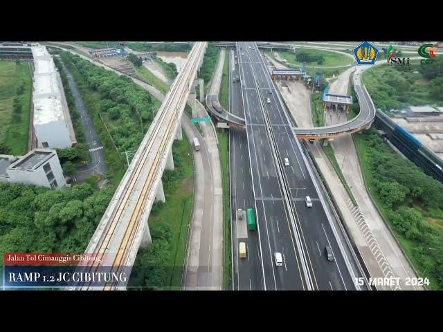 PROGRES KONSTRUKSI JALAN TOL CIMANGGIS CIBITUNG 15 MARET 2024