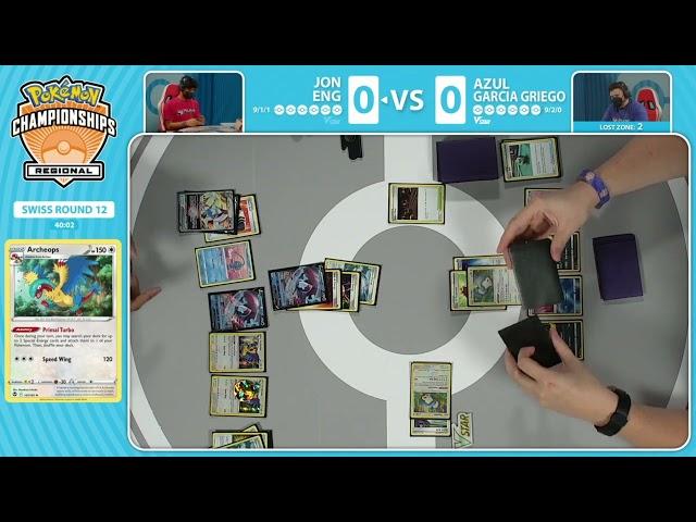 TCG Jon Eng Vs Azul Garcia Griego 2023 Pokémon Orlando Regional Championships Swiss R12