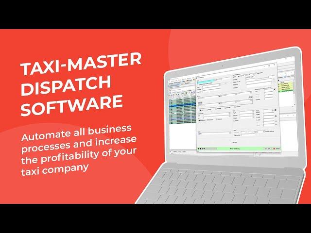 Taxi-Master dispatch software.Taxi management software with a taxi app like Uber.