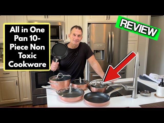 All in One Pan 10 Piece Non Toxic Cookware Set REVIEW