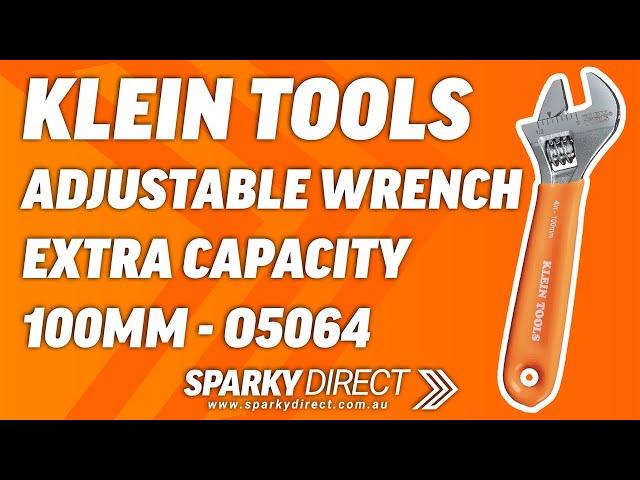 Klein Tools O5064 | Adjustable Wrench Extra Capacity | 100mm