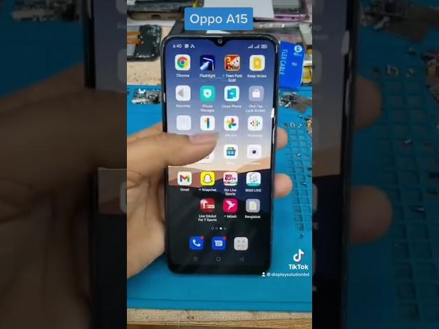 Oppo A15 original display replace