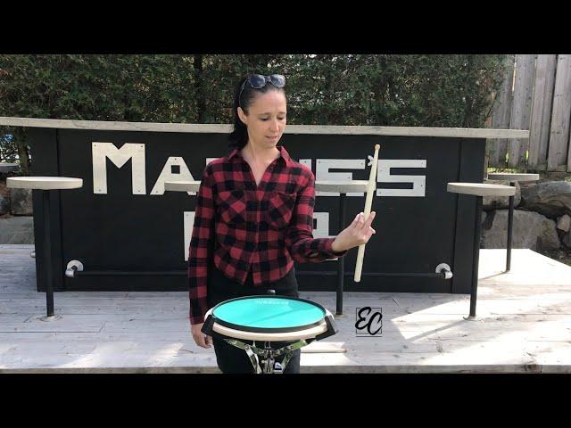 Emmanuelle Caplette: How To Play Traditional Grip in 5 Minutes (Tips)