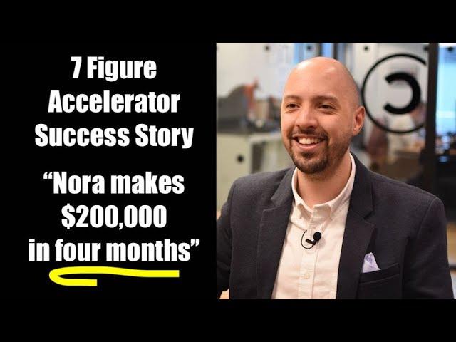7 Figure Accelerator review - Nora makes $200k in FOUR MONTHS (Philip Johansen)