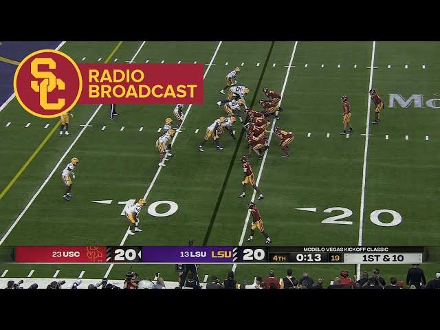 USC Radio broadcast of the USC-LSU Ending | 2024 College Football