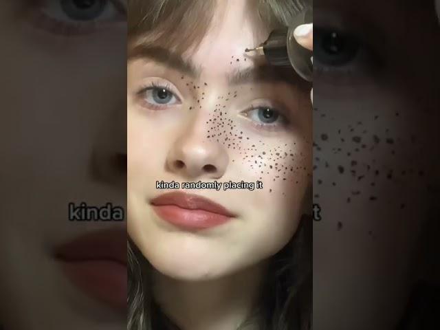 Cute henna freckles