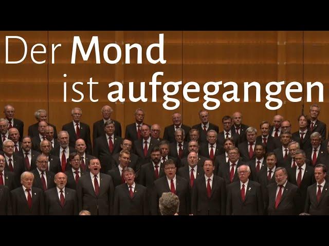 Der Mond ist aufgegangen | German traditional lullaby [English subtitles] Men's Choir - Male Voices