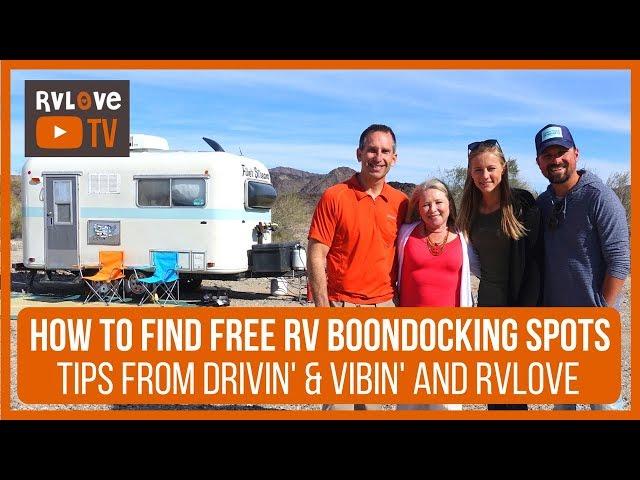 HOW TO FIND FREE SCENIC RV BOONDOCKING with Drivin' and Vibin' and RVLove