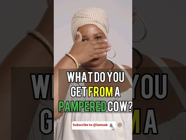 What do you get from a pampered cow? #shorts