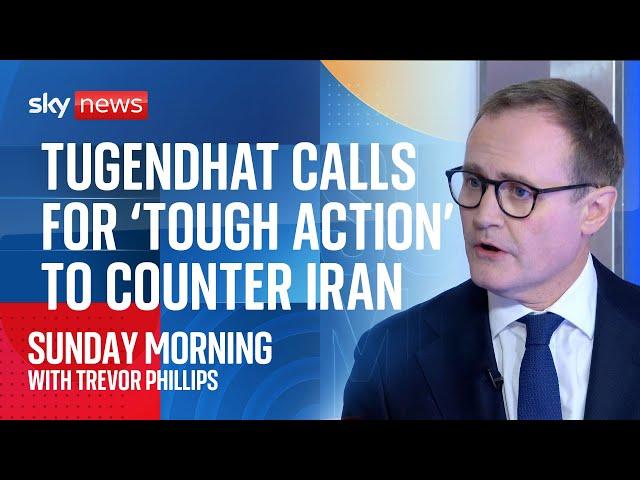 Tom Tugendhat: Former security minister calls for 'tough action' to counter Iran