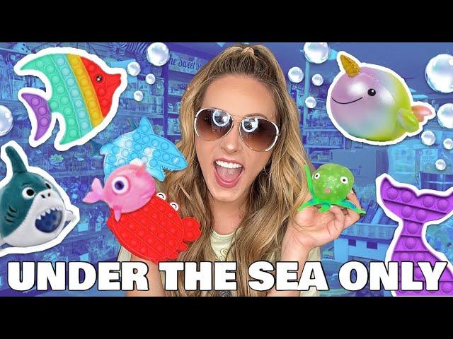 UNDER THE SEA ONLY FIDGET SHOPPING CHALLENGE 