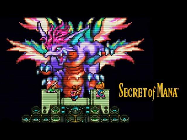 Secret of Mana (SNES) - Final Boss and Ending