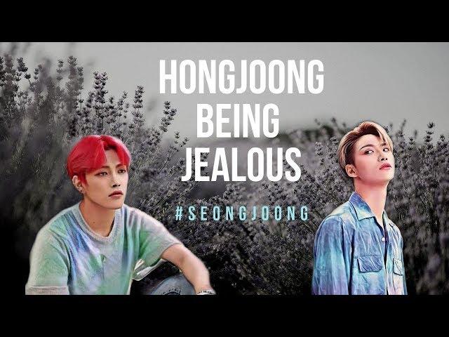 Ateez : Hongjoong's jealousy part 1 #Seongjoong | collab with seongjoong squish