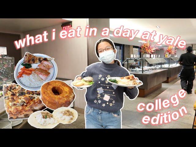 what i eat in a day at yale university 2021 | college edition (freshman)