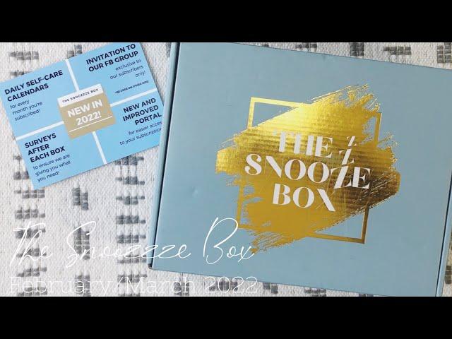 The Snoozzze Box | February/March 2022 Subscription Box Unboxing