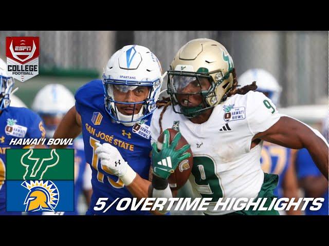 5OT THRILLER  South Florida vs. San José State FULL OVERTIME Highlights | ESPN College Football