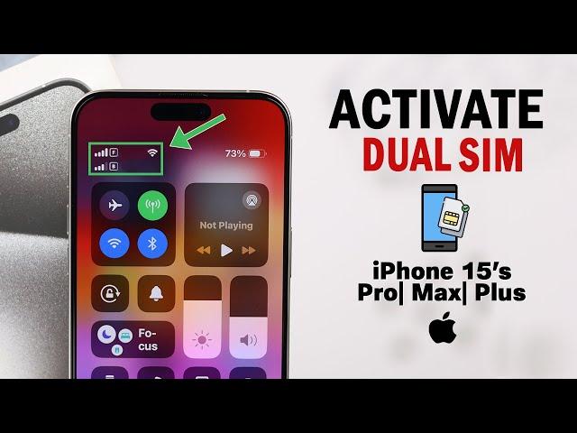 Dual SIM on iPhone 15 Pro Max! - How to Use Physical or eSIM!